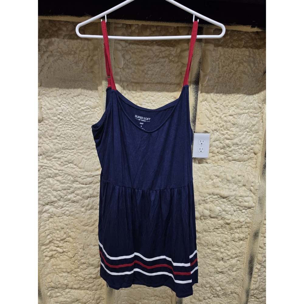 Torrid Camisole Women 3X Super Soft Comfy Adjustable Straps Classic Navy Plus